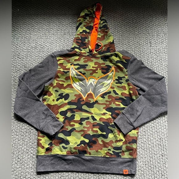 Fanatics Camouflage Sweatshirt Size Medium EUC NHL Licensed Product - Picture 1 of 6